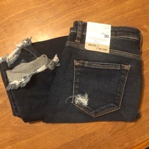 KanCan high rise, ankle skinny, size 13/30